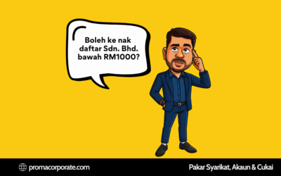 Bolehkah Daftar Sdn Bhd Bawah RM1000?