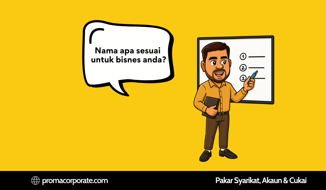 Tips Pilih Nama Perniagaan